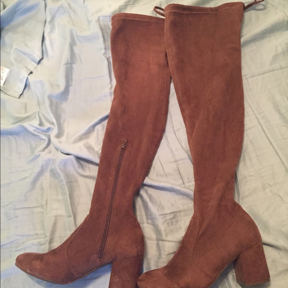 Forever 21 thigh high boots